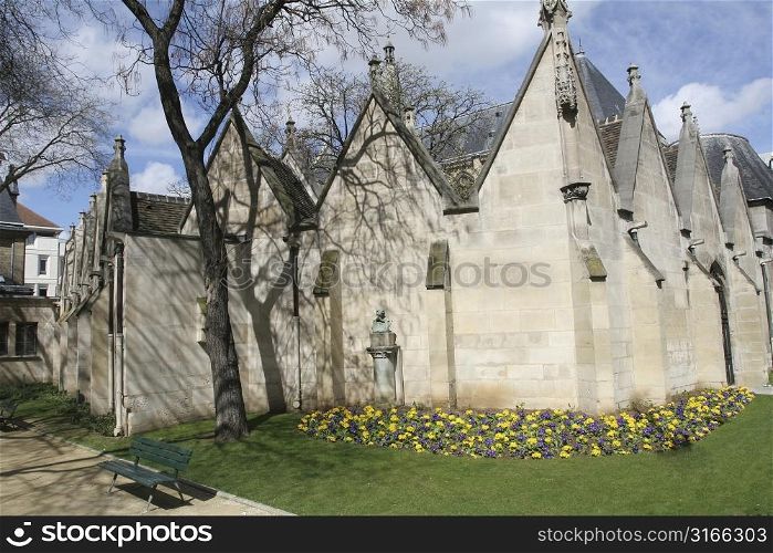 Small church in a sidestreet in paris