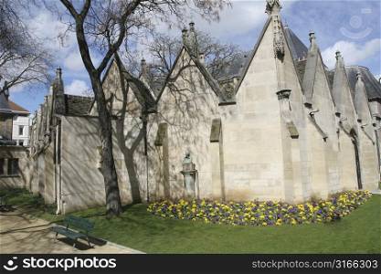 Small church in a sidestreet in paris