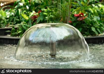 Small Fountain in the city park