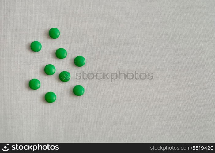 Small green pills