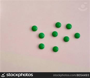 Small green pills