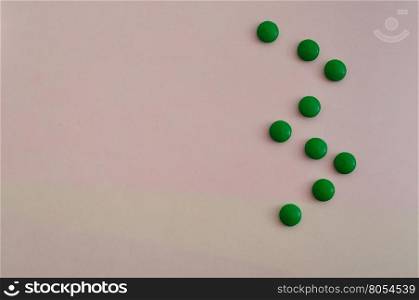 Small green pills