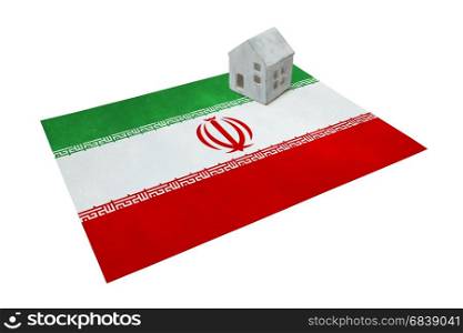 Small house on a flag - Living or migrating to Iran
