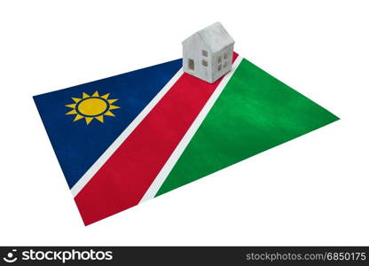 Small house on a flag - Living or migrating to Namibia