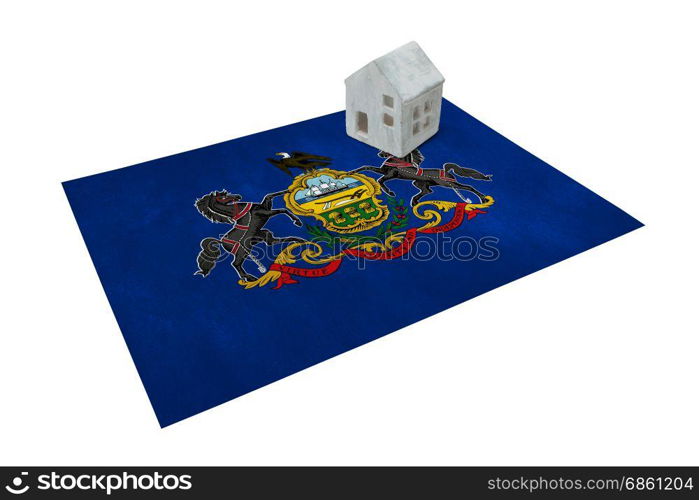 Small house on a flag - Living or migrating to Pennsylvania