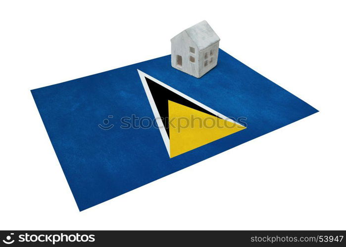 Small house on a flag - Living or migrating to Saint Lucia