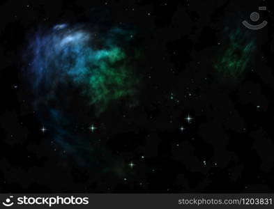 Small part of an infinite star field of space in the Universe. Elements of this image furnished by NASA . 3D rendering. Small part of an infinite star field. 3D rendering