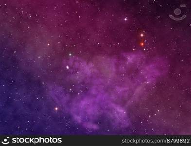 "Small part of an infinite star field of space in the Universe. "Elements of this image furnished by NASA"."