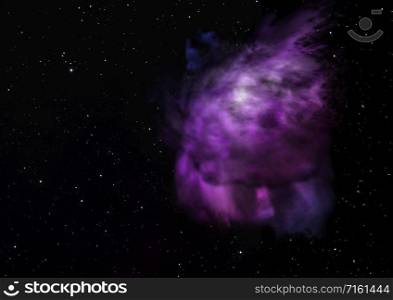 "Small part of an infinite star field of space in the Universe. "Elements of this image furnished by NASA". 3D rendering. Small part of an infinite star field. 3D rendering"