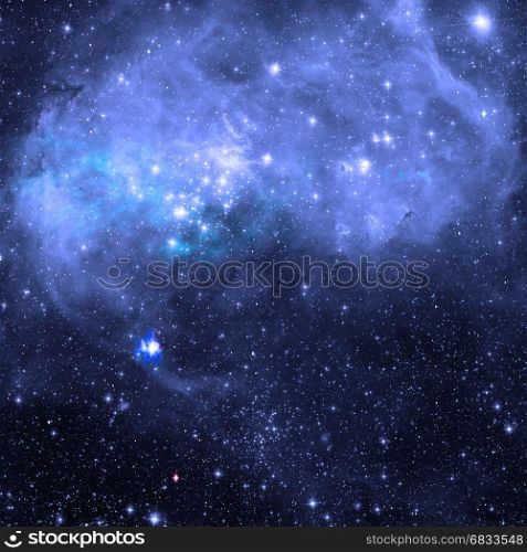 Small part of an infinite star field. Small part of an infinite star field of space in the Universe. Elements of this image furnished by NASA .