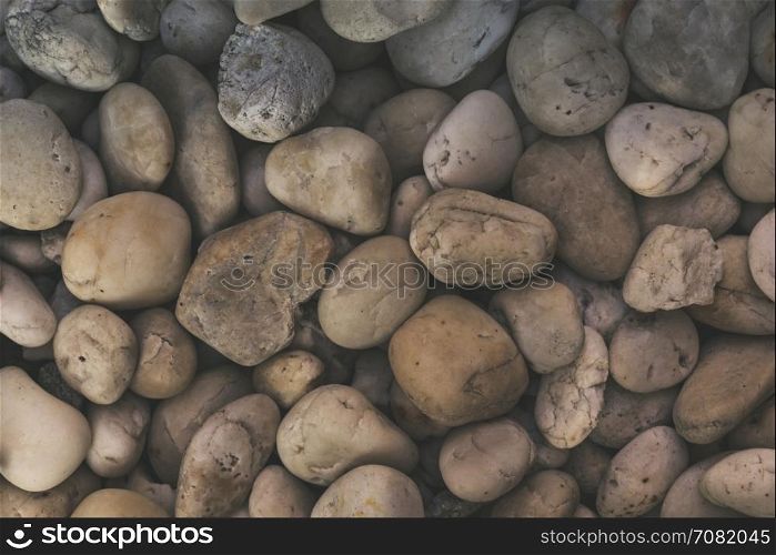 Small pebble rocks, pattern with gray tones