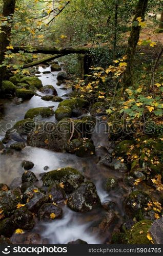 small river in the portuguese national park of Geres