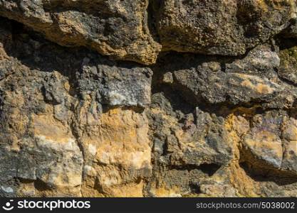 small rock formation in brown tones