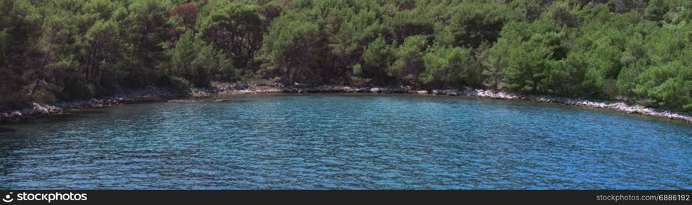 Small Round Lagoon Panoramic View