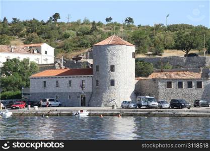 Small stone fort in Senj, Croatia
