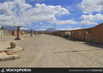 Small town, San Cristobal, Eduardo Alveroa, Uyuni Bolivia,