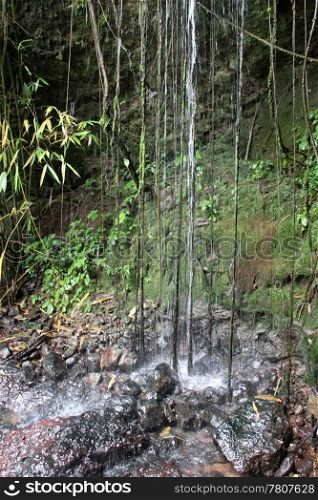Small waterfall in national park Khao Yai, Thailand
