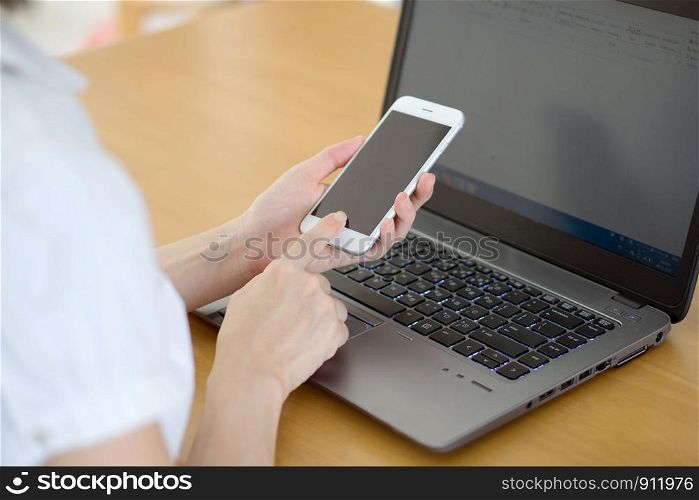 smart phone and computer