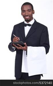Smart waiter taking order