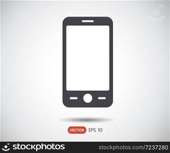 smartphone icon, Mobile phone logo vector illustration