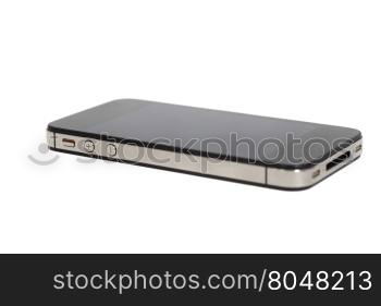 Smartphone isolated on white background