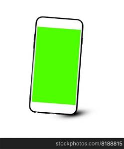 Smartphone on white background clipping path, Mobile Smartphone on white background , Phone on Isolate background, Mobile phone, Mobile smart phone on white background technology