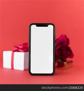 smartphone with blank screen gift