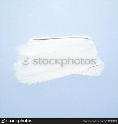 smeared white paint blue. High resolution photo. smeared white paint blue. High quality photo