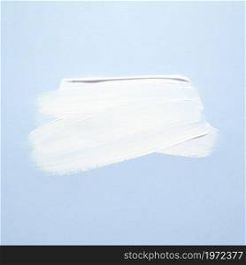 smeared white paint blue. High resolution photo. smeared white paint blue. High quality photo