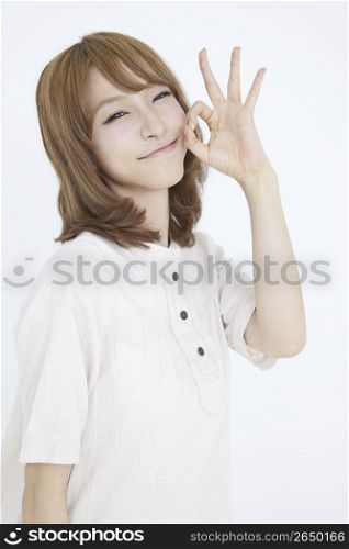 Smiling asian girl