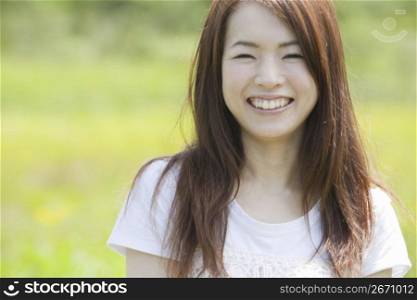 Smiling asian girl