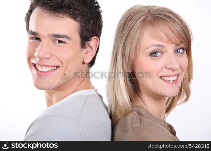 Smiling couple