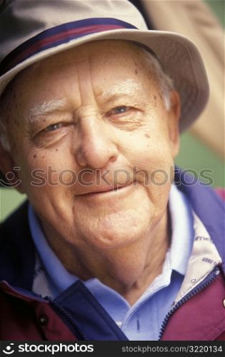 Smiling Elderly Caucasian Man