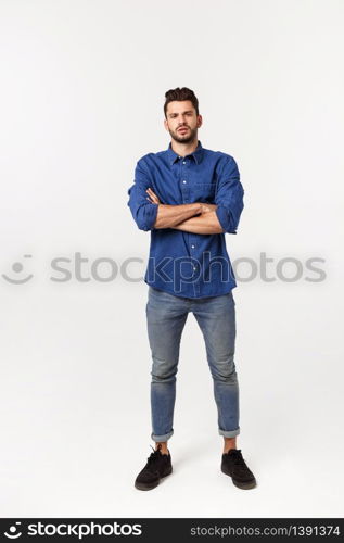 Smiling handsome businessman. Isolated over white background. Smiling handsome businessman. Isolated over white background.