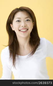 Smiling Japanese woman