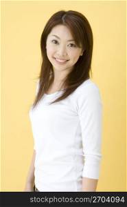 Smiling Japanese woman