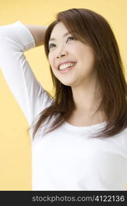 Smiling Japanese woman