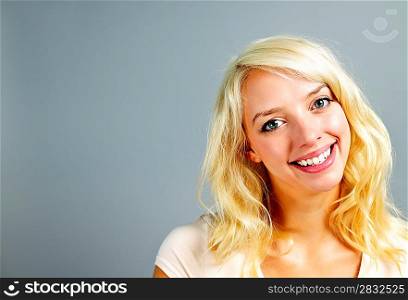 Smiling young woman portrait
