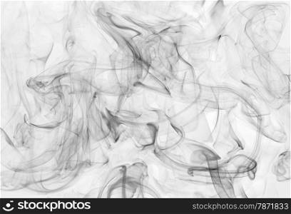 smoke background and texture from burning incense sticks