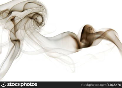 smoke isolated on white background