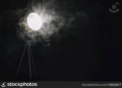 smoke near lamp. Resolution and high quality beautiful photo. smoke near lamp. High quality and resolution beautiful photo concept