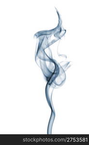 Smoke. The abstract image of a smoke on a black background