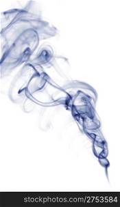 Smoke. The abstract image of a smoke on a white background