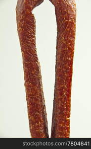 smoked sausage of the Black Forest. sausage