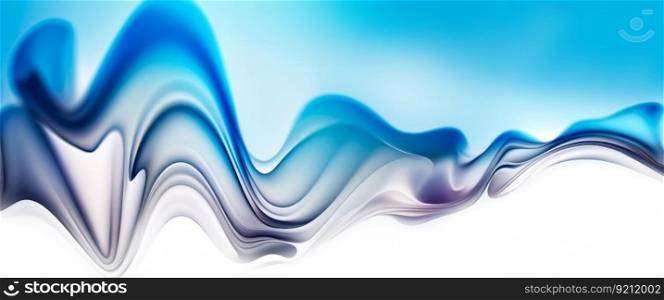 Smoky Abstract Shape, Blue, Violet, White on Light Background. Smoky Abstract Background
