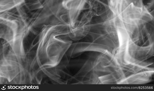 Smoky background in black and white