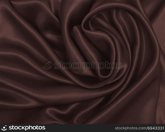Smooth elegant brown silk or satin texture can use as abstract background. Luxurious background design wallpaper. In Sepia toned. Retro style