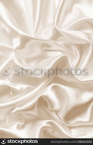 Smooth elegant golden silk can use as wedding background. In Sepia toned. Retro style