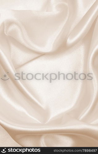 Smooth elegant golden silk can use as wedding background. In Sepia toned. Retro style