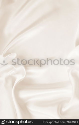 Smooth elegant golden silk can use as wedding background. In Sepia toned. Retro style